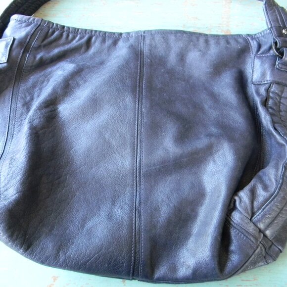 LATICO NAVY BLUE LARGE BOHO HOBO SHOULDER BAG! - Picture 6 of 8